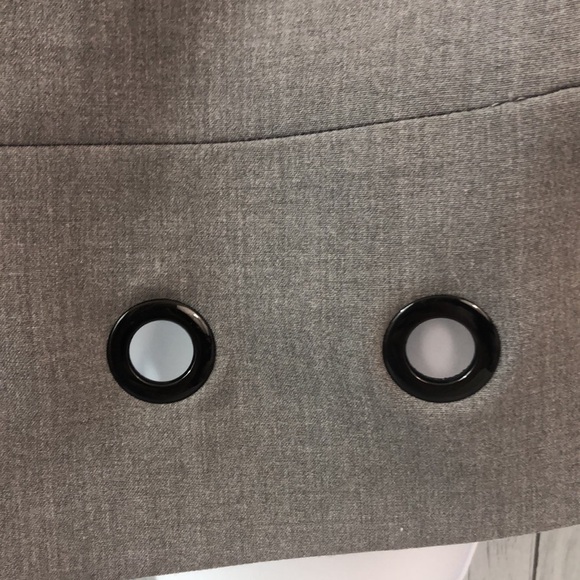 Nine West Gray Blazer Grommet Detailing 14W - Picture 2 of 10